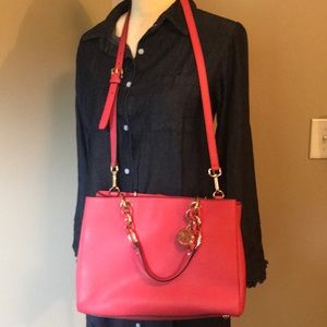 Pink Michael Kors Satchel in excellent condition